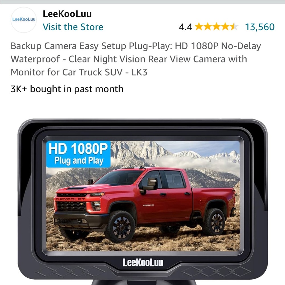 Backup camera new in box
